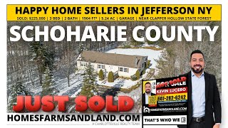 Just Sold In Jefferson NY! Are Your Ready? Call Me Today! Kevin Lucero 607-282-6242