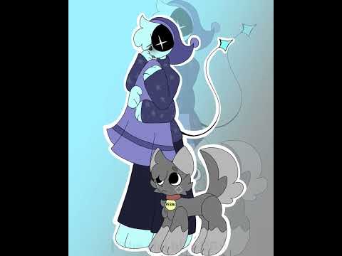 |astro, Pebble & flutter + My AU style| part 6 - dandy's world #dandysworld #astro #pebble #flutter