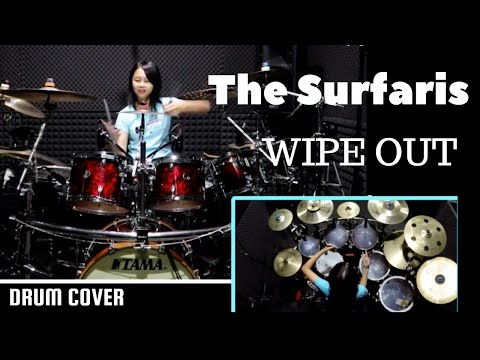 Wipe Out ~ The Surfaris / The Ventures | Drum cover by Kalonica Nicx