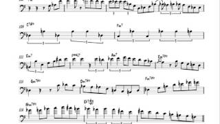 Gloria's Step - Scott LaFaro ( Bass Transcription )