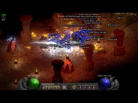 Diablo II Resurrected Extra Expensive Build Tesladin + Zealer No One Can Escape HELL
