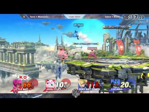 Hail Smash VII 2v2 - Tavo & Manzano Vs. Salva & Richi - Losers Semis - Smash 4