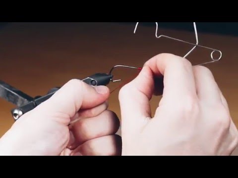 Sidonnan aloitus ja piilosolmun tekeminen - H.S.C. perhonsidonta-kurssi.