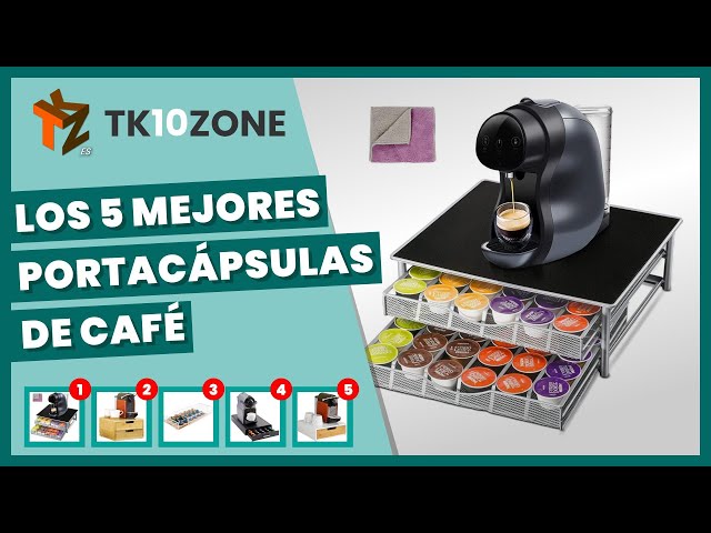 Vídeo relacionado con Cajón de almacenamiento para cápsulas de café, soporte transparente para cápsulas de café, 24,7 x 17,6 x 6,6 cm, cesta de cápsulas de café de acrílico con 4 particiones, para Nespresso, Dolce Gusto