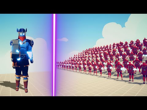 THOR vs 100x MEGA UNIT | Totally Accurate Battle Simulator TABS