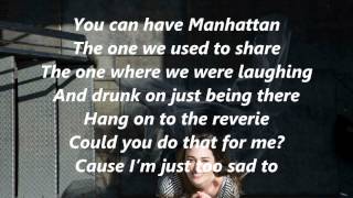 Manhattan Sara Bareilles - Lyric Video