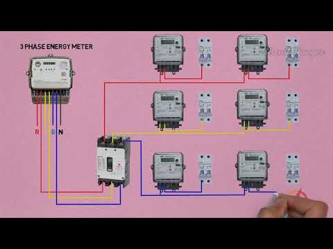 staircase wiring using two way switch with light animation video
