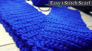 Crochet Scarf for Beginners (Take 13) | Easy Pattern to Crochet Scarf Using ONE Stitch!