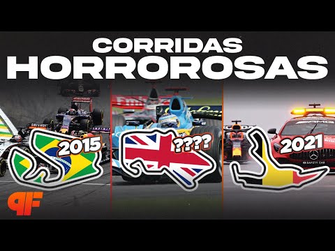 CORRIDAS HORRÍVEIS EM CIRCUITOS LENDÁRIOS DA F1 - Primeira Fila