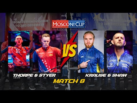 Styer & Thorpe vs Shaw & Krause | Match 8 | Highlights | 2024 Mosconi Cup