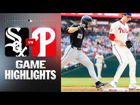 필라델피아 VS 시카고화이트삭스 3:6 MLB 하이라이트