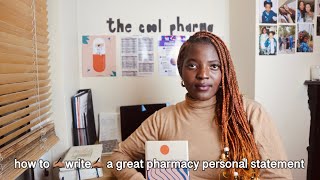 How to write a Personal Statement for Pharmacy | kings, ucl, manchester, birmingham offers!
