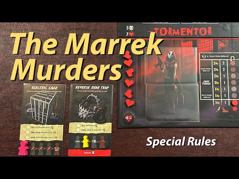 The Marrek Murders - Special Rules
