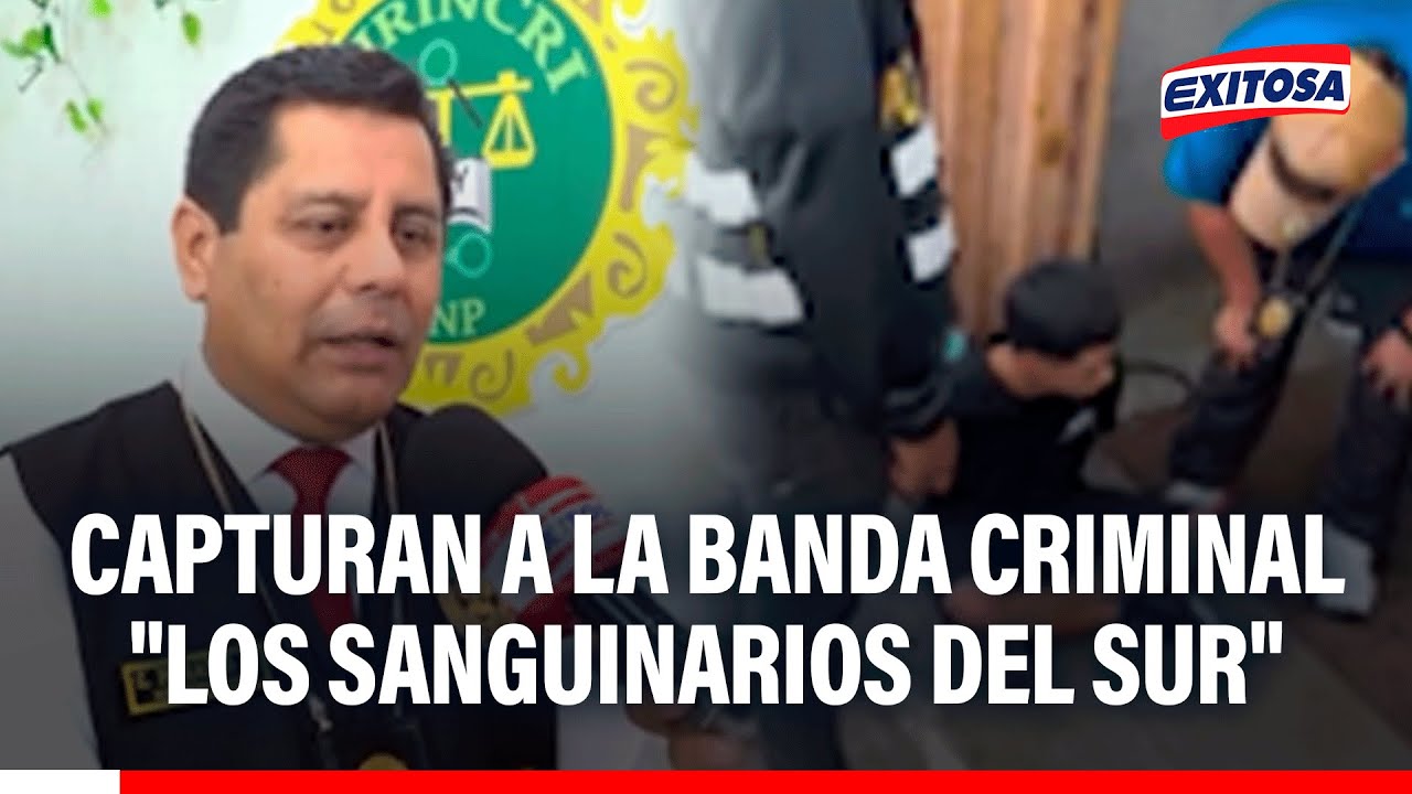 🔴🔵 Capturan a la banda criminal "Los Sanguinarios del Sur": Estarían vinculados al Tren de Aragua