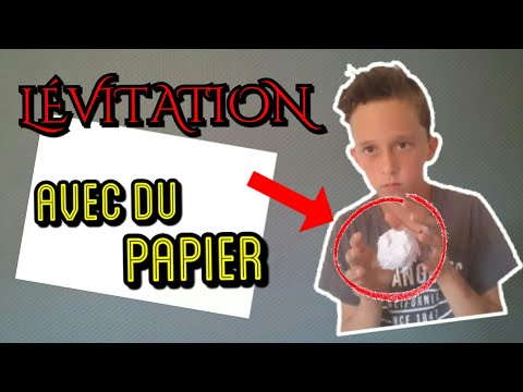 ➡LÉVITATION D'UNE BOULE DE PAPIER - TOUR DE MAGIE DÉBUTANTS -Maad Magie