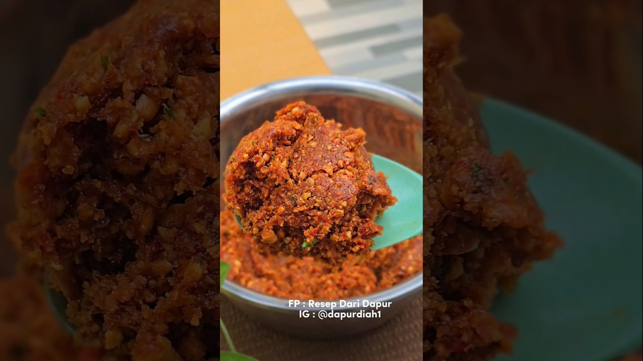 Resep Sambel Pecel #resepsimple #sambelpecel #recipe