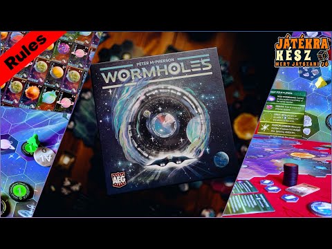 Wormholes - szabálymagyarázat - Játékra kész / Play Right Away
