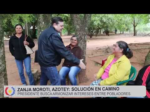 Zanja Morotí, Azotey: Solución en camino