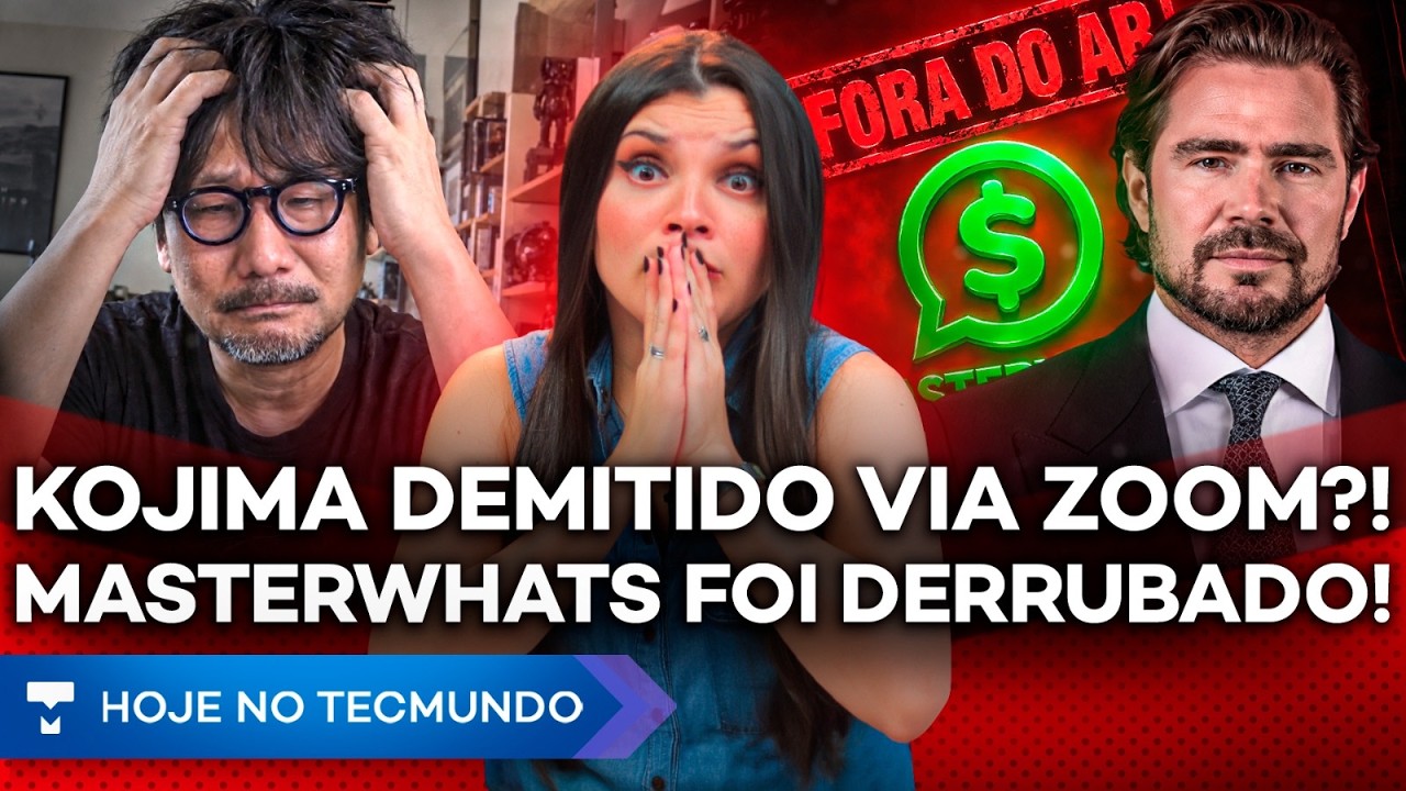 VORCARO: MASTERWHATS CAI POR ORDEM JUDICIAL! KOJIMA “DEMITIDO” VIA ZOOM! GEMINI INVADE 3 EMPRESAS +