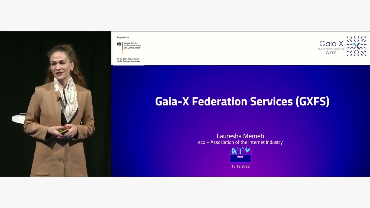 Data Spaces Technology Landscape 2023, Lauresha Memeti, Cloud Services & Gaia-X