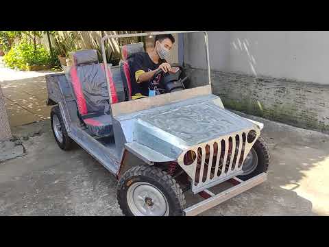 Cheap homemade electric Jeep #diycar #electriccar #cartech