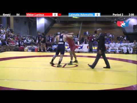 84 KG Viktor Lorincz (HUN) vs Laimutis Adomaitis (LIT)