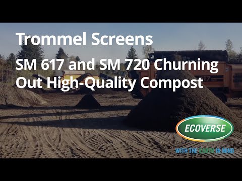 Two Doppstadt Trommels in Compost