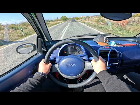 Smart Fortwo 0.6i [45Hp] - POV Test Drive