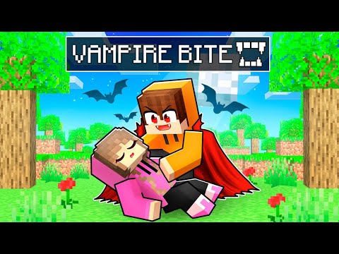 Gracie Attacked by a Vampire in Minecraft