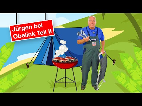 Big grills and inflatable awnings!! 🏕😁 Jürgen's camping shopping tour continues