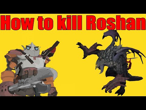 DoTa 2 How to kill Roshan solo Clockwerk Patch 7.31