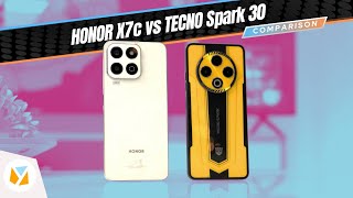 TECNO Spark 30 vs HONOR X7c Comparison Review