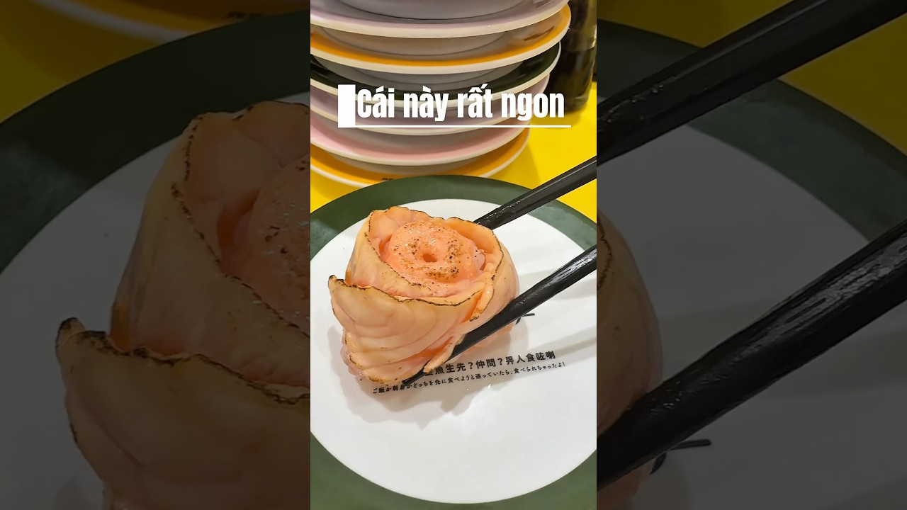 Đi ăn sushi Genki ở Takashimaya. ベトナムで初出店した元気寿司に行ってみました。日本と変わらない品質、新鮮で美味しかったです。　#genkisushi #ベトナム生活