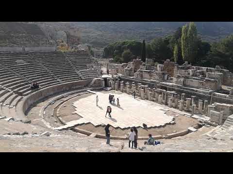 Dancing tango in Ephesus (Turkey)