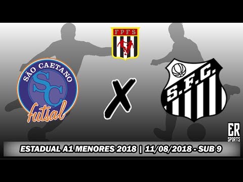 Grande vitória do São Caetano Futsal 2x1 Santos F.C. - SUB 9 | 11/08/2018