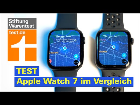 Test Apple Watch 7: Die Series 7 im Vergleich zur Series 6 & Schnellcheck (Stiftung Warentest)