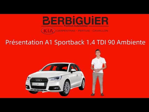 🔥 Présentation Audi A1 Sportback 1.4 TDI 90 Ambiente  de 2016 et 31300 kms VO 23520