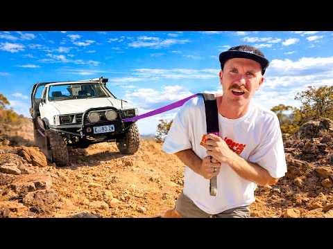 SOLO RECOVERING MY CAR BY HAND (no recovery gear)