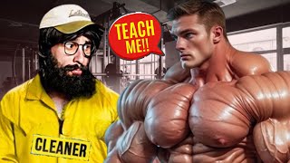 Cleaner Destroys BODYBUILDER and Breaks His Ego 💔 | Anatoly GYM PRANK