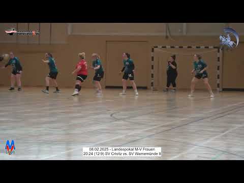 20:24 (12:9) SV Crivitz vs. SV Warnemünde II - 08.02.2025