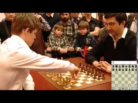 MAGNUS CARLSEN VS VLADIMIR KRAMNIK - BLITZ CHESS 2010