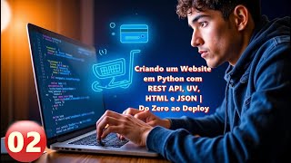 Curso de tecnologia e programação | Como Criar um Site Completo com Python, FastAPI, UV, HTML e JSON