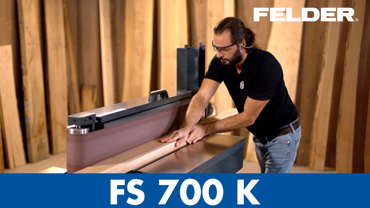 Vídeo do produto Lixadeira de Bordas Felder FS 700 K
