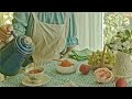 Rural Cottage Life Early Summer Garden Work Peach Compote Parfait