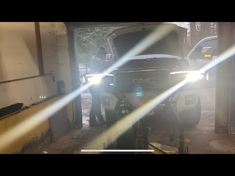 DIY Fisher plow LED Intensifire installation