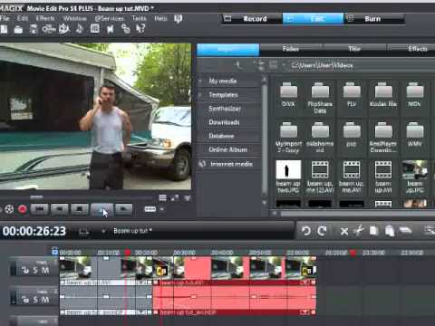 Beam Up / Transporter effect - Kicker's Movie Edit Pro Tutorial