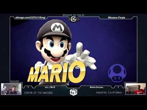 COTU XI - LLL | Mr.R Vs. Masta Zenyou SSB4 Winners Finals - Smash Wii U