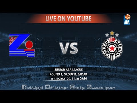Junior ABA Liga 2018/19, Round 1 match: Zadar U19 - Partizan NIS U19 (29. 11. 2018)
