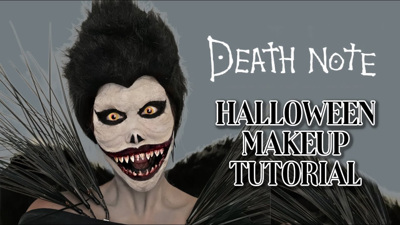 death note halloween makeup tutorial