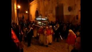 preview picture of video 'MANDURIA - Processione dei Misteri 2012 - Arrivo in Chiesa Madre'